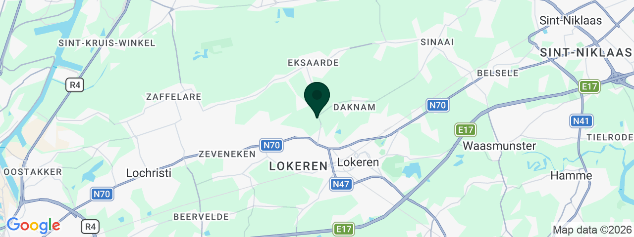 Carte des offres d'emploi à Lokeren