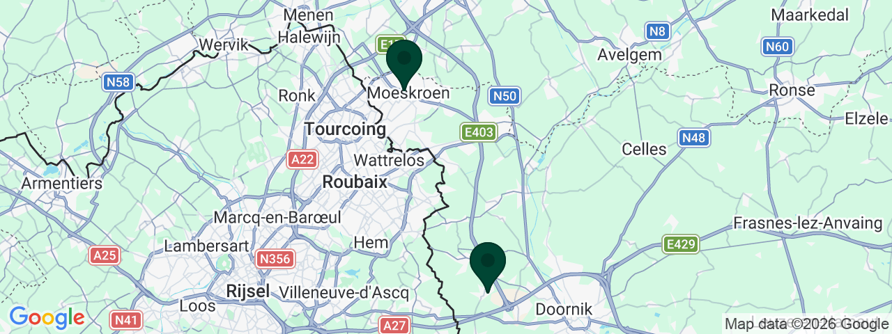 Carte des offres d'emploi dans le Hainaut